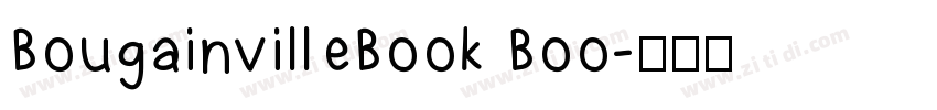 BougainvilleBook Boo字体转换
